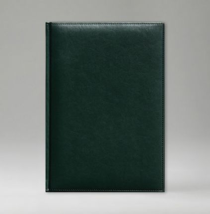 Ежедневник датированный 15х21 см, серия Уникум, материал Каприс, (арт. 359), цвет зеленый