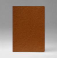 Ежедневник датированный 15х21 см, серия Евро, материал Небраска, (арт. 372), переплёт премиум, цвет светло-коричневый