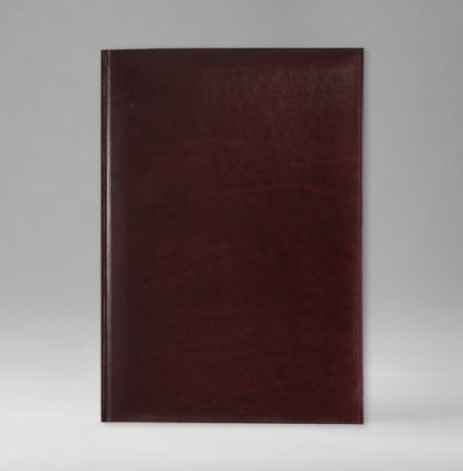 Ежедневник датированный 21х29 см, серия Классик, материал Тоскана, (арт. 388), цвет бордовый