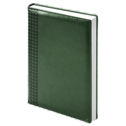 Ежедневник датированный (бренд Infolio) коллекция Lozanna, размер 14х20 см, цвет зелёный