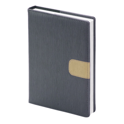 Ежедневник датированный (бренд Infolio) коллекция Brussel, размер 14х20 см, цвет серый