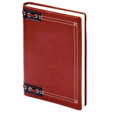 Ежедневник датированный (бренд Infolio) коллекция Born Free, размер 14х20 см, цвет коричневый
