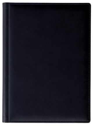 Ежедневник недатированный Lediberg, блок 728, модель Топ, размер 145х205 мм, цвет черный