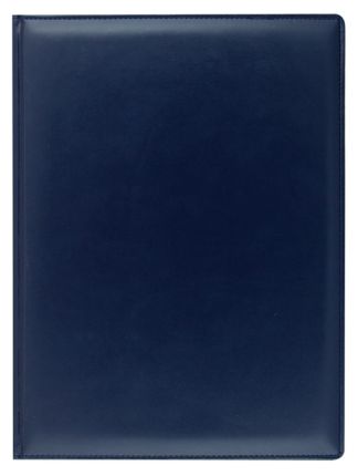 Ежедневник недатированный Lediberg, блок 729, модель Топ, размер 197х265 мм, цвет синий темный