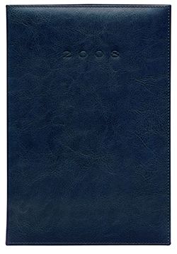 Ежедневник недатированный Lediberg, блок 799, модель Небраска, размер 105х148 мм, цвет синий