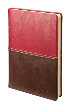 Ежедневник недатированный (бренд InFolio) коллекция Atrium, формат А5, цвет красный-бордовый
