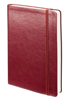 Ежедневник недатированный (бренд InFolio) коллекция Elegance, формат А5, твердая обложка с резинкой, цвет бордовый