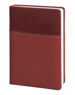 Ежедневник недатированный (бренд InFolio) коллекция Patchwork, формат А5, цвет бордовый