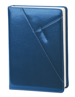 Ежедневник недатированный (бренд Infolio) коллекция Portland, размер 15х21 см, цвет синий