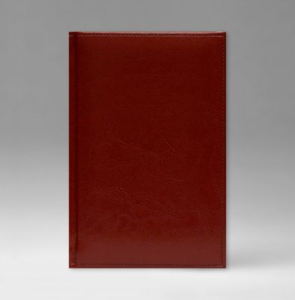 Ежедневник недатированный 12х17 см, серия Перпетум К, материал Небраска, (арт. 361), цвет красный