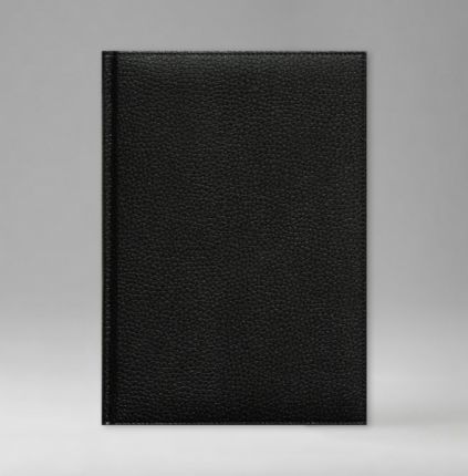 Ежедневник недатированный 15х21 см, серия Перпетум К, материал Софт, (арт. 384), цвет черный