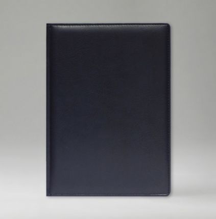 Ежедневник недатированный 15х21 см, серия Перпетум К, материал Богота, (арт. 384), цвет синий