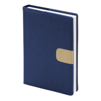 Ежедневник недатированный (бренд Infolio) коллекция Brussel, размер 14х20 см, цвет синий