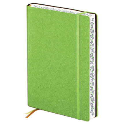 Ежедневник недатированный (бренд InFolio) коллекция Froggy, формат А6, цвет салатовый