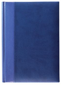 Ежедневник полудатированный Lediberg, блок 724, модель Лондон, размер 145х205 мм, цвет синий