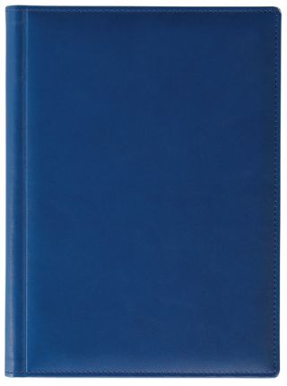 Ежедневник полудатированный Lediberg, блок 789, модель Топ, размер 210х297 мм, цвет синий