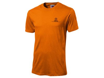Футболка "Super club" мужская, цвет оранжевый, размер 2XL