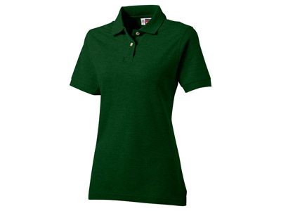 Рубашка поло "Boston" женская, цвет бутылочный зелёный, размер M