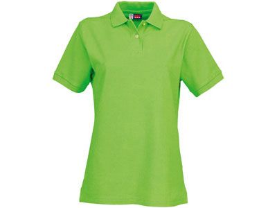 Рубашка поло "Boston" женская, цвет зелёное яблоко, размер S