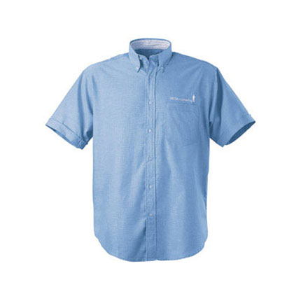 Рубашка "Aspen" мужская с коротким рукавом, цвет голубой, размер L