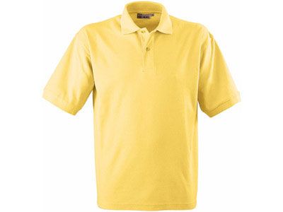 Рубашка поло "Boston" мужская, цвет светло-жёлтый, размер S