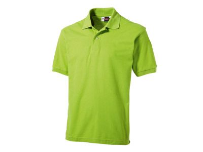 Рубашка поло "Boston" мужская, цвет зелёное яблоко, размер S