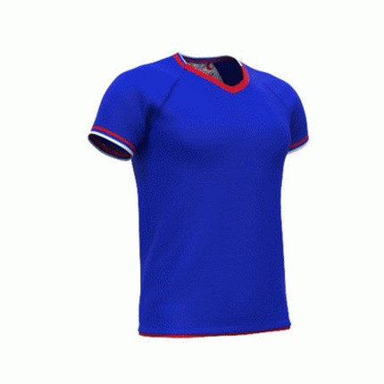 Футболка мужская, модель 14021 MoscowStyle, цвет синий (васильковый), размер XL