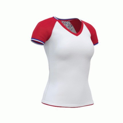 Футболка женская, модель 14W021 MoscowStyle Woman, цвет белый, размер XXS