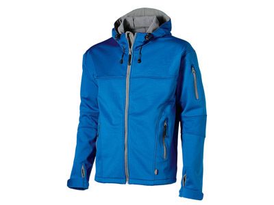 Куртка "Soft shell" мужская, цвет небесно-синий, размер S