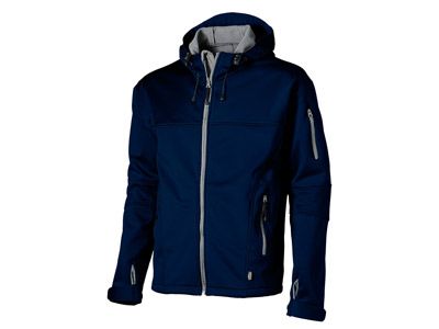 Куртка "Soft shell" мужская, цвет тёмно-синий/серый, размер L