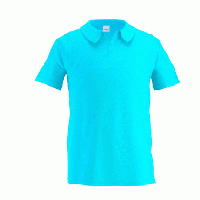 Рубашка-поло мужская, модель 04 Premier, цвет бирюзовый, размер L