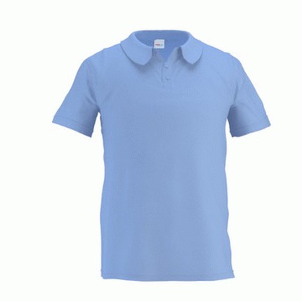 Рубашка-поло мужская, модель 04 Premier, цвет голубой, размер XXXL