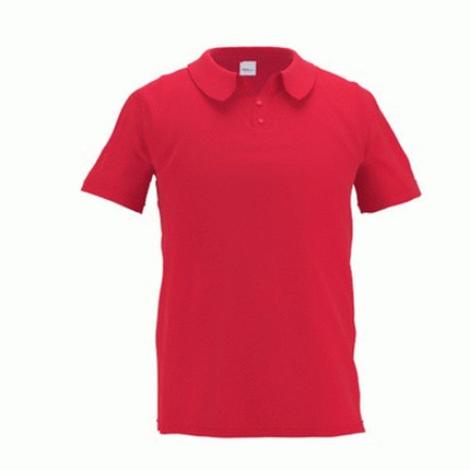 Рубашка-поло мужская, модель 04 Premier, цвет красный, размер M