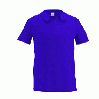 Рубашка-поло мужская, модель 04 Premier, цвет синий (васильковый), размер L