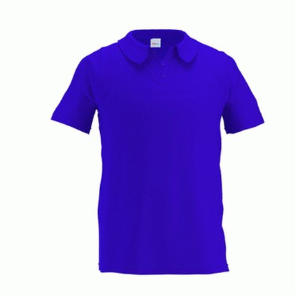 Рубашка-поло мужская, модель 04 Premier, цвет синий (васильковый), размер L