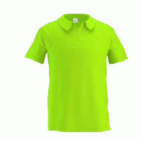 Рубашка-поло мужская, модель 04 Premier, цвет ярко-зелёный, размер L