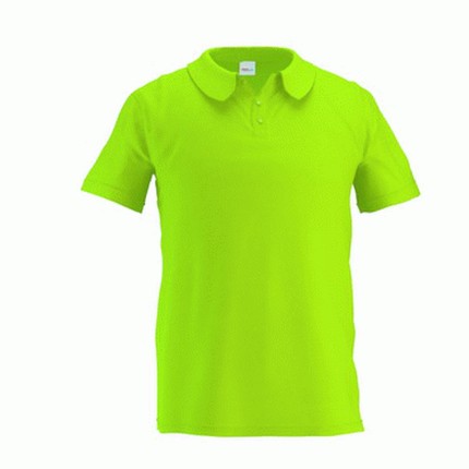 Рубашка-поло мужская, модель 04 Premier, цвет ярко-зелёный, размер L