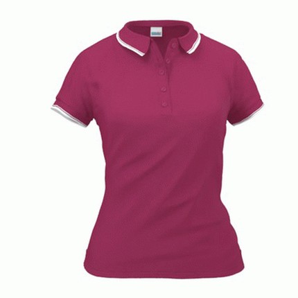 Рубашка-поло женская, модель 04BK Trophy Women, цвет винный, размер L
