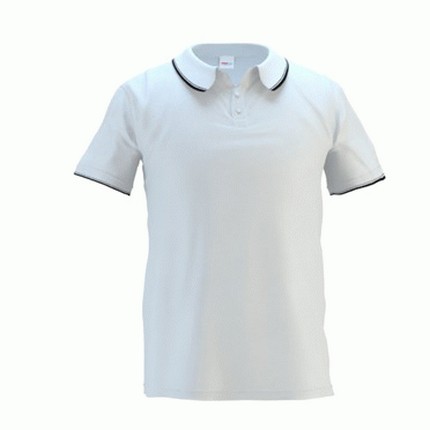Рубашка-поло мужская, модель 04T Trophy, цвет белый, размер L
