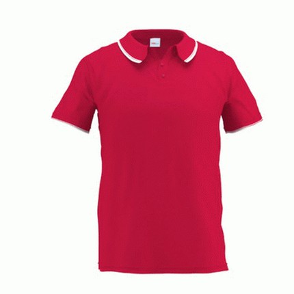 Рубашка-поло мужская, модель 04T Trophy, цвет красный, размер L