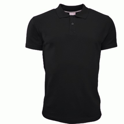 Рубашка-поло мужская, модель 04U Uniform, цвет чёрный, размер M