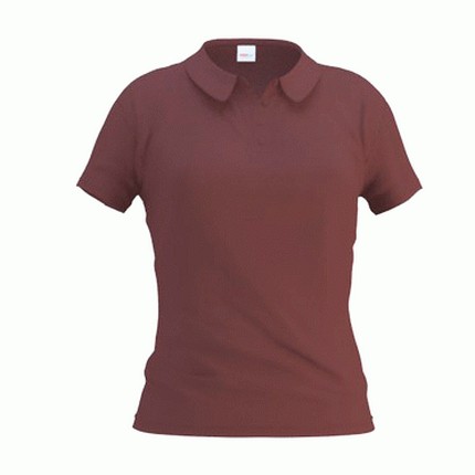 Рубашка-поло женская, модель 04WL Woman, цвет шоколадный, размер L