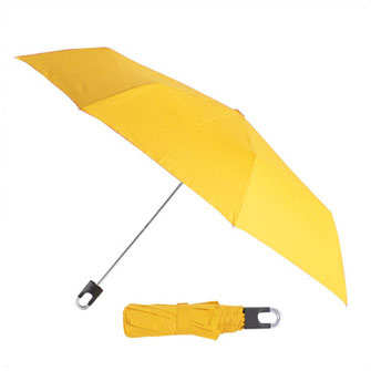 Зонт складной "Twist", механический. Желтый 123. Чехол в комплекте