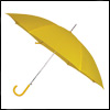 Зонт-трость, автоматическое открытие, полиэстер 190Т. Жёлтый