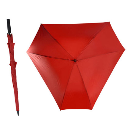 Зонт-трость "Triangle", механический,  темно-красный
