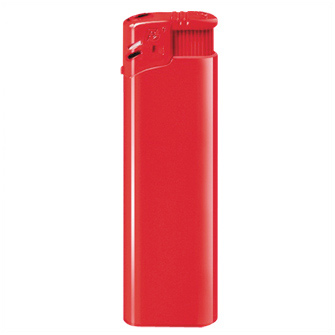Зажигалка пьезо многоразовая (12003) "Flameclub" P-01 HC Red