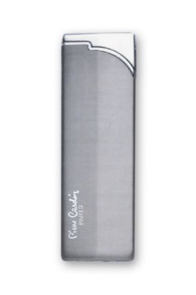 Зажигалка "Pierre Cardin" газовая пьезо, цвет оружейный хром