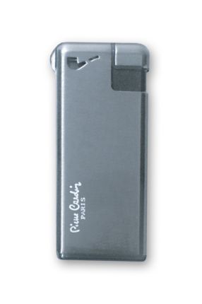 Зажигалка "Pierre Cardin" для трубок газовая пьезо, цвет оружейный хром