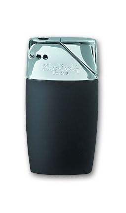 Зажигалка "Pierre Cardin" газовая пьезо, цвет черный матовый с хромом
