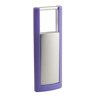 Брелок для ключей с фиолетовой рамкой